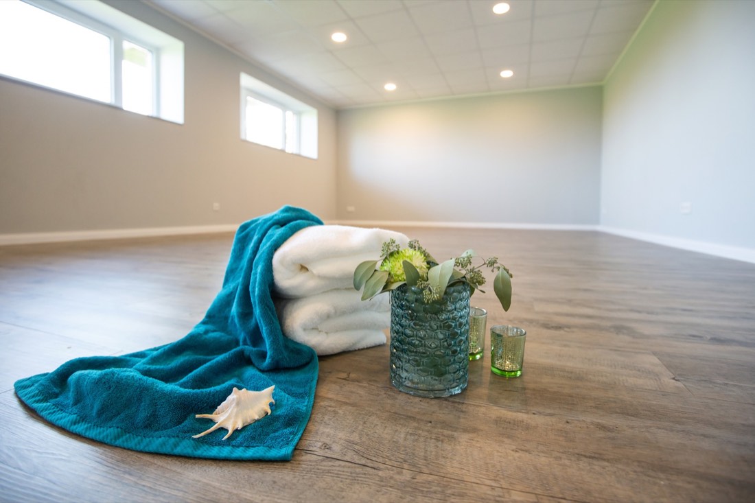 Raum für Yoga und Achtsamkeit in der Nordsee Lodge